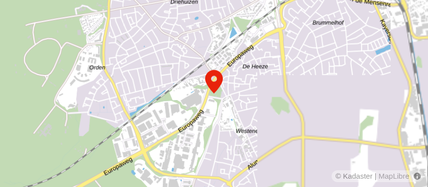 Locatie van Rabobank Apeldoorn (Eendrachtstraat)