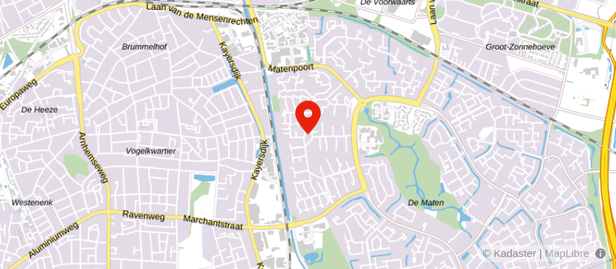 Locatie van Harms & Bakx