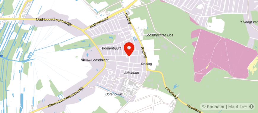 Locatie van Vuister Makelaardij