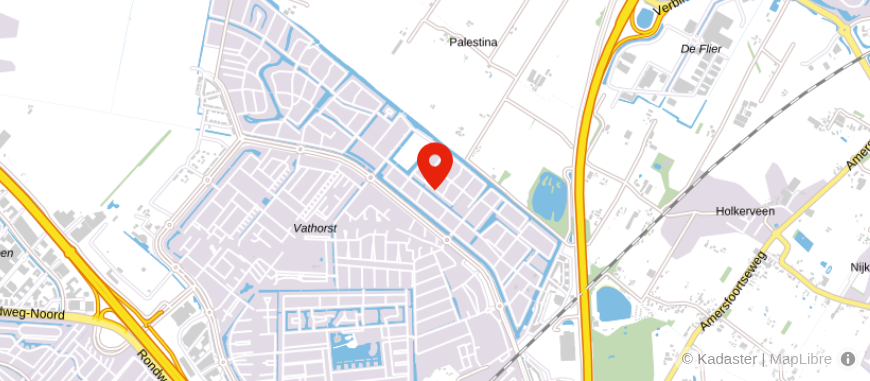Locatie van Het HypotheekAdviesHuis Amersfoort