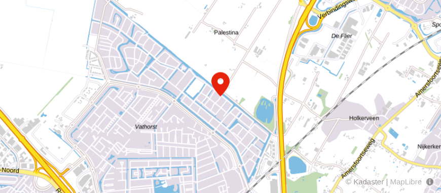 Locatie van Huiskamer Hypotheken Amersfoort