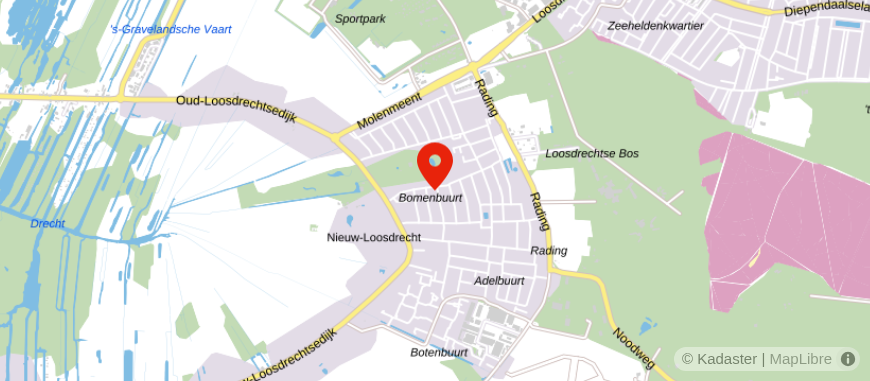 Locatie van Oudheusden Financiële Adviesgroep