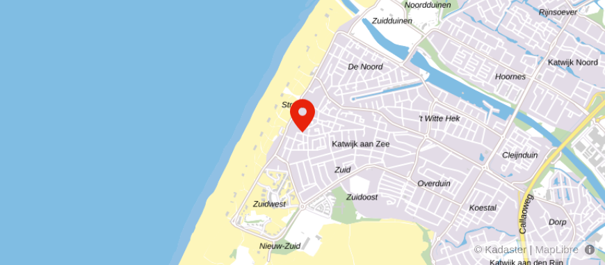 Locatie van Alpina makelaardij Katwijk
