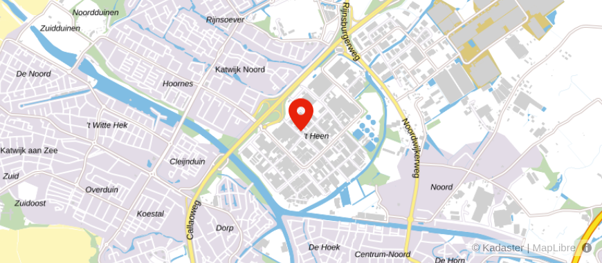 Locatie van Hoevens Adviesgroep BV