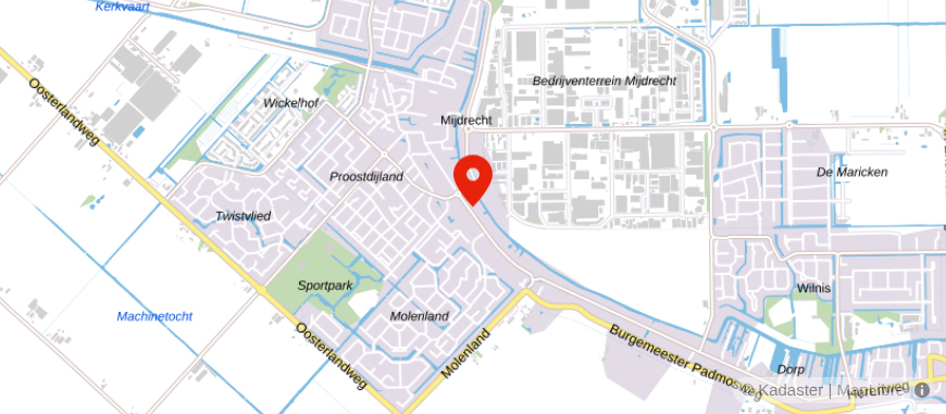 Locatie van De Hypotheker Mijdrecht