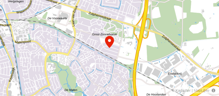 Locatie van Kroes Financieel Advies 