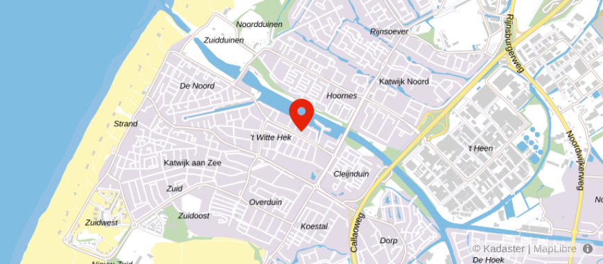 Locatie van De Hypotheker Katwijk