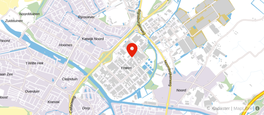 Locatie van Alpina Katwijk