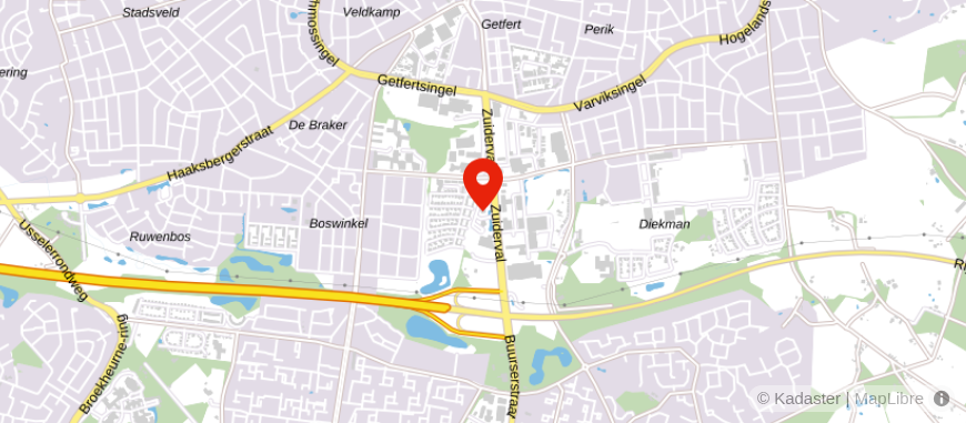 Locatie van Zichtadviseurs Enschede