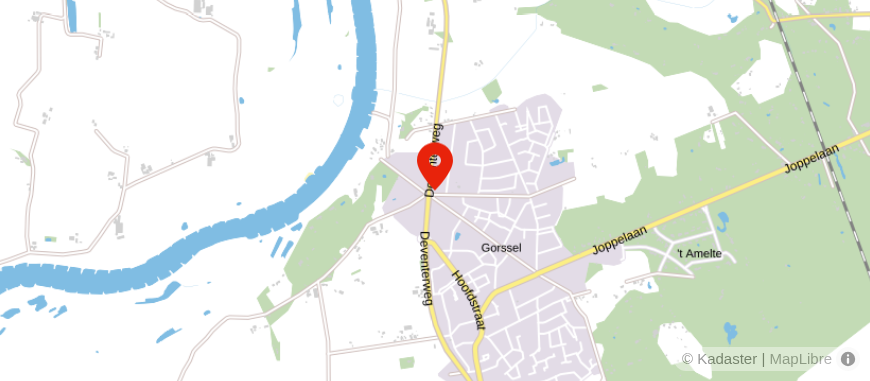 Locatie van Wunderink