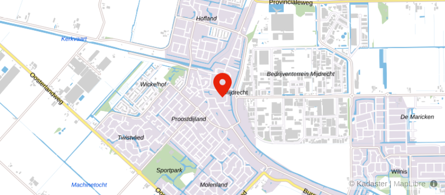 Locatie van Van Zijtveld Accountants