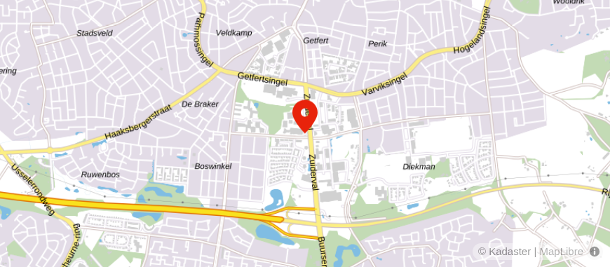 Locatie van Vredehof Uitvaartverzorging - Enschede