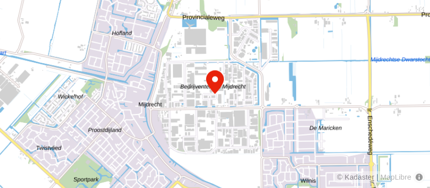 Locatie van De Nederlandse Kredietmaatschappij