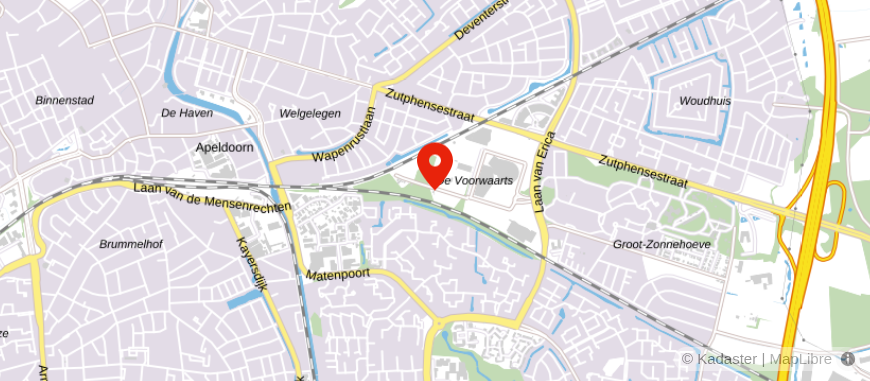 Locatie van Administratiekantoor De Voorwaarts