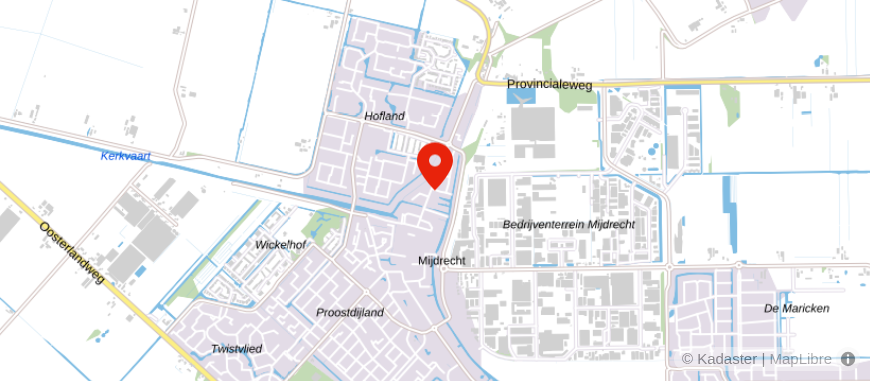 Locatie van Ruijgrok Makelaars