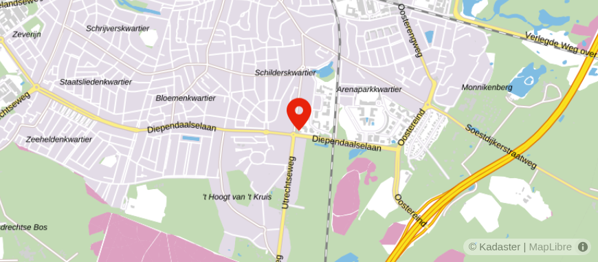 Locatie van Kamphuis & Berghuizen