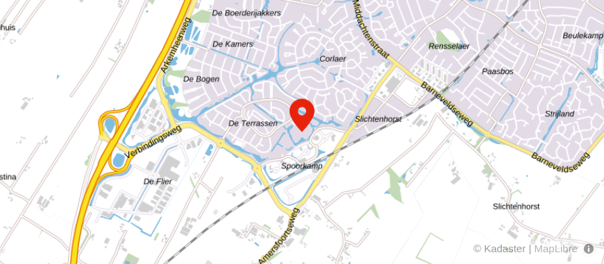 Locatie van Financiële Meesters Amersfoort