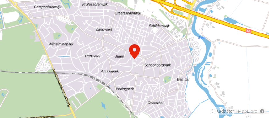 Locatie van Financieel Adviesbureau Roél