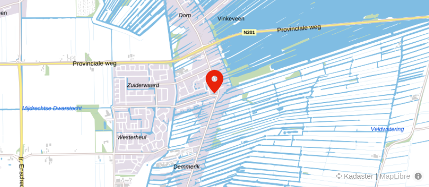 Locatie van OVM Vinkeveen