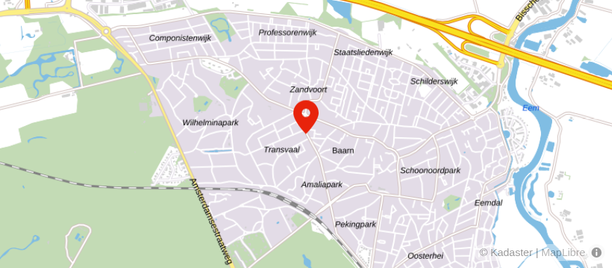 Locatie van Financieel Advies Groep Baarn