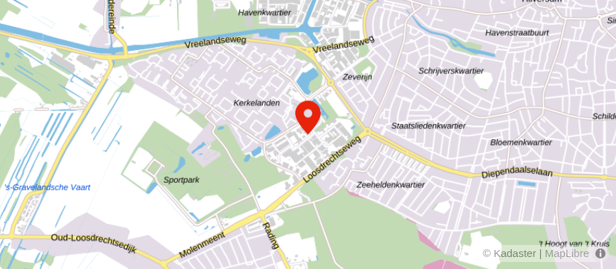 Locatie van Fiscaal Adviesburo van Paridon