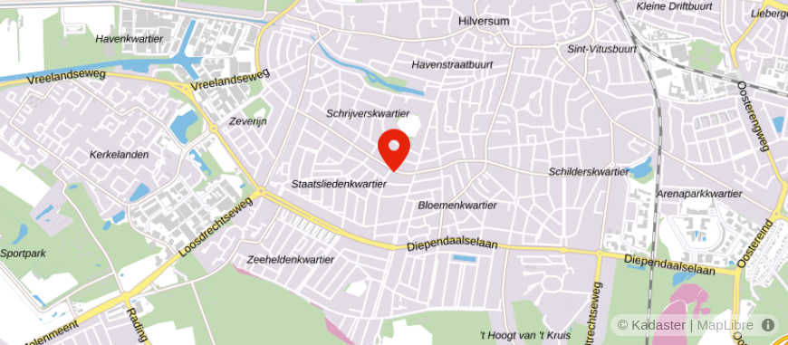 Locatie van Hillen Makelaardij