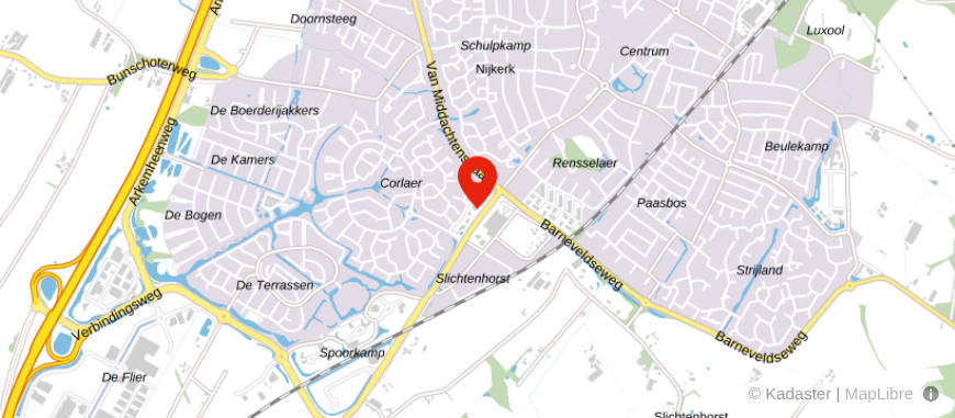 Locatie van HoogeveenLuigjes accountants en belastingadviseurs