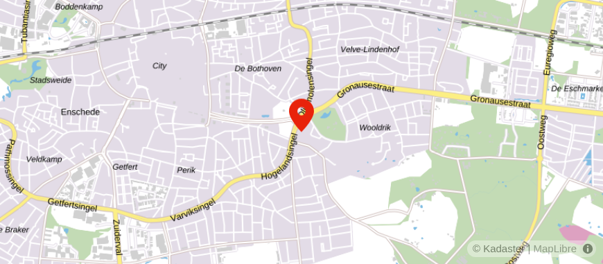 Locatie van Van Lanschot Enschede