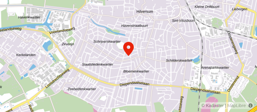 Locatie van Horizon Financieel Advies
