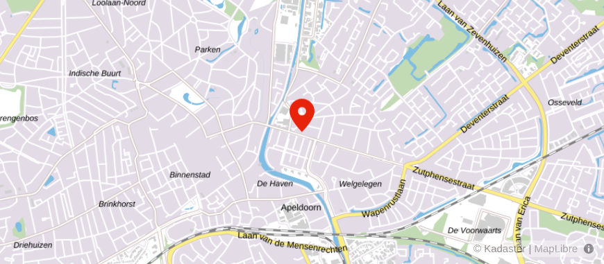 Locatie van De Heus Makelaardij