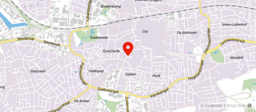 Locatie van De Hypotheekshop Enschede
