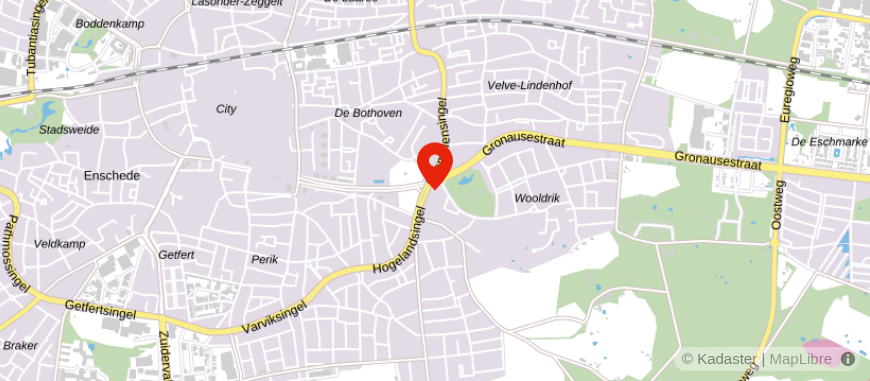 Locatie van Scharenborg bedrijfsverzekeraars