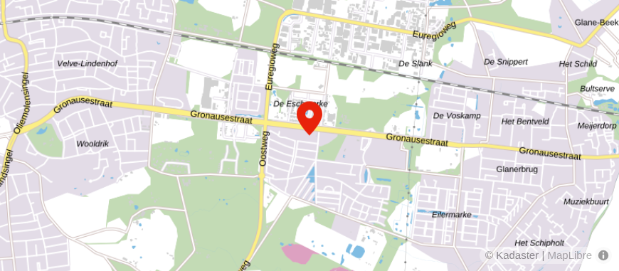 Locatie van WitteWoning Makelaars Enschede