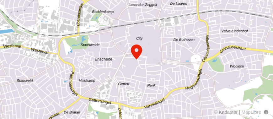Locatie van Thoma Post Woningmakelaars Enschede