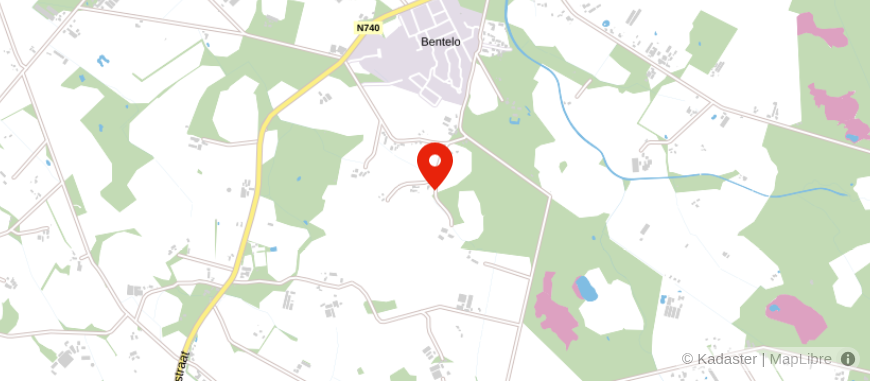 Locatie van iQ Makelaars Midden-Twente