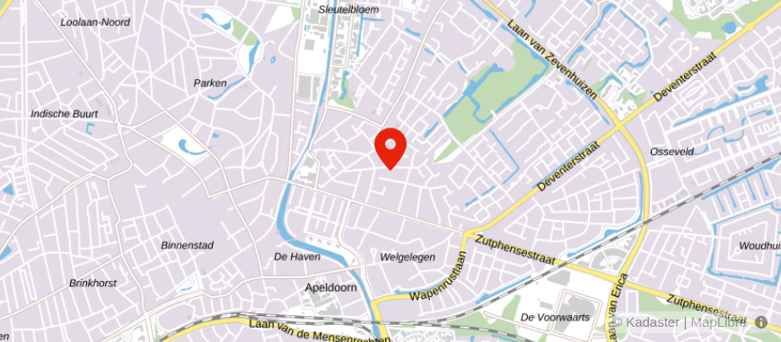 Locatie van W&L Hogeboom Administraties vof