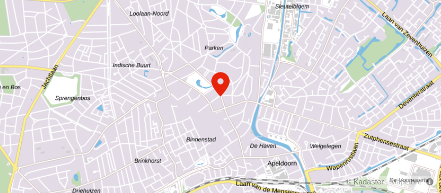 Locatie van Notariskantoor Tesink - Van Dooren