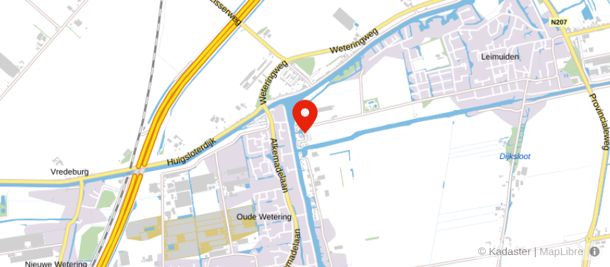 Locatie van Adviesbureau L.A. van Egmond
