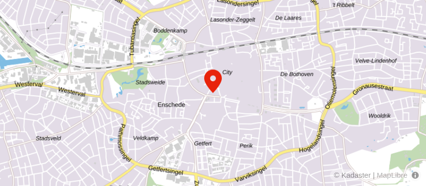 Locatie van ING Bank Enschede