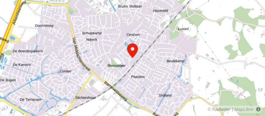 Locatie van De Hypotheker Nijkerk
