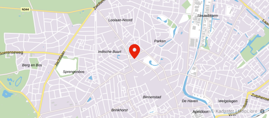 Locatie van Hypotheek Visie Apeldoorn