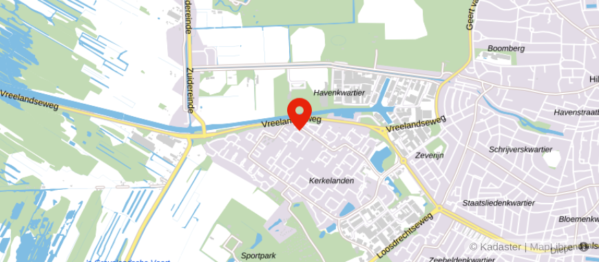 Locatie van Van der Zwet Administratieve Dienstverlening