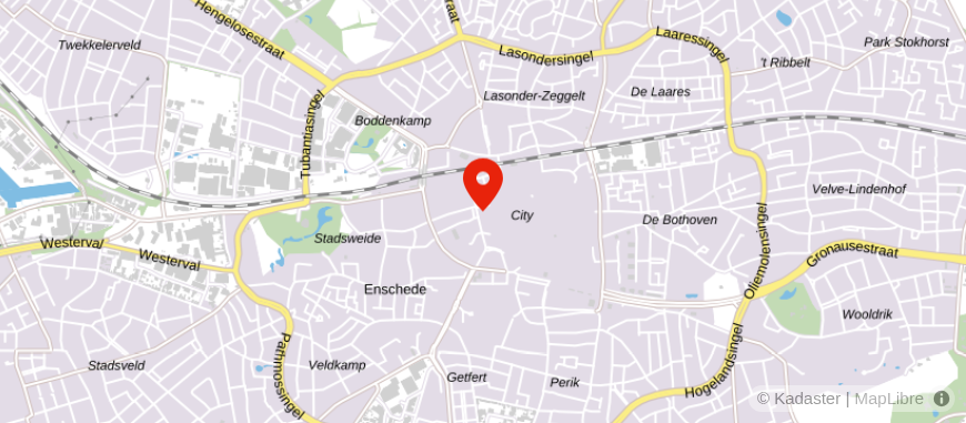 Locatie van Snelder Zijlstra Hypotheken Enschede