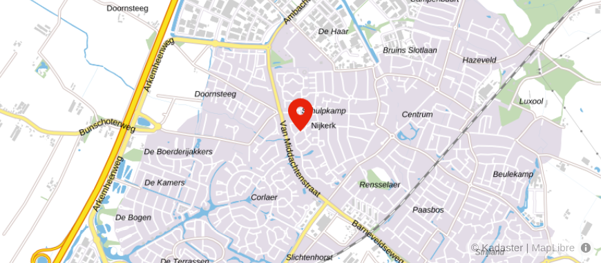 Locatie van Doornhof Verzekeringen B.V.