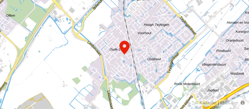 Locatie van Notariskantoor Voorhout