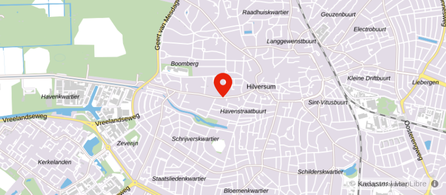 Locatie van Steijnborg Assurantiën en Hypotheken Hilversum