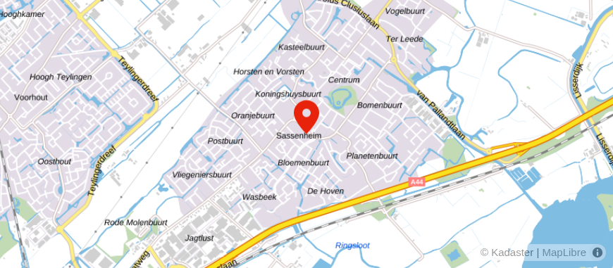 Locatie van De Graaff Financieel Advies