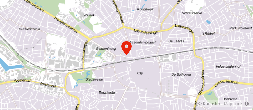 Locatie van Hofsteenge & Wesseling notarissen