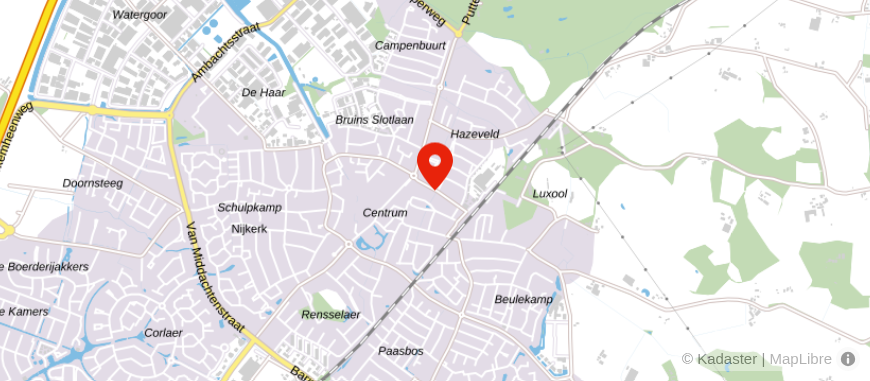 Locatie van Zorgeloosch