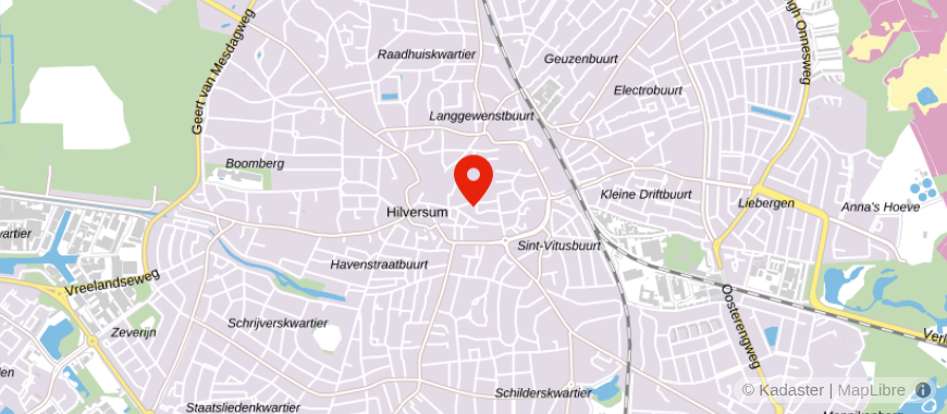 Locatie van Hypotheek Visie Hilversum